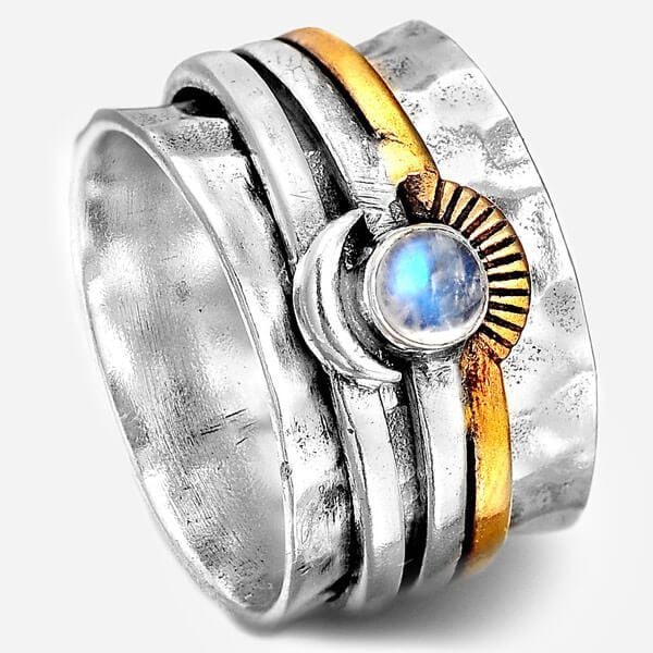 🎁Sun and Moon Surrounding Gemstone Ring