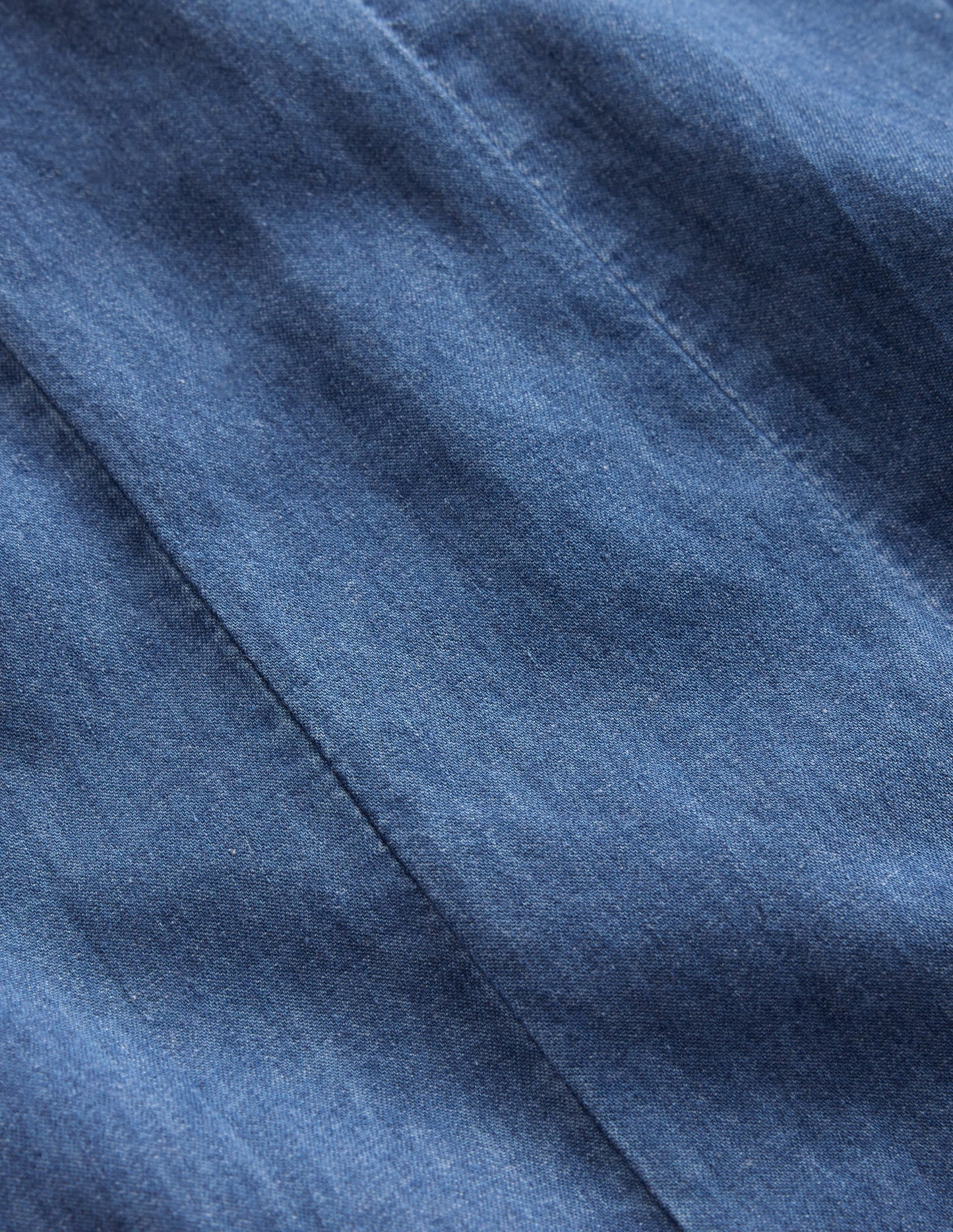 Willa Pinafore Dress-Mid Denim