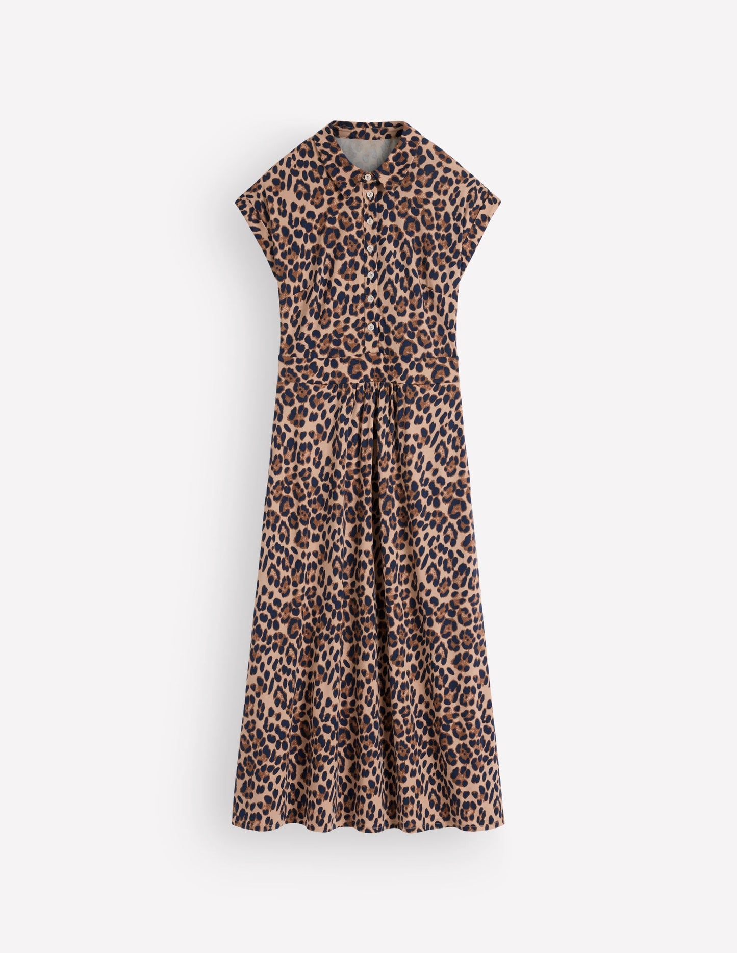 Fae Jersey Shirt Dress-Multi, Brushed Animal