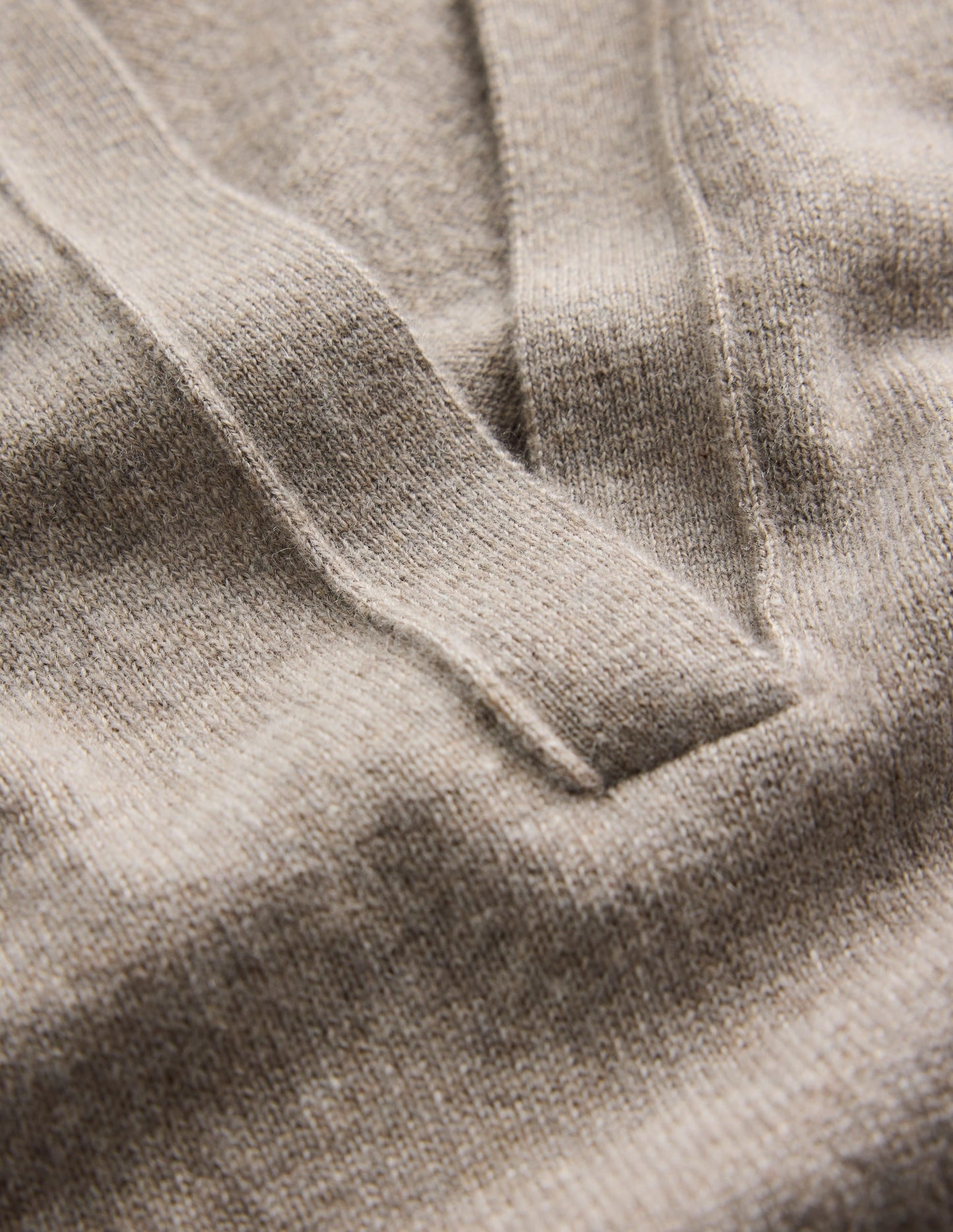 Elsie Cashmere Henley Jumper-Mink Melange