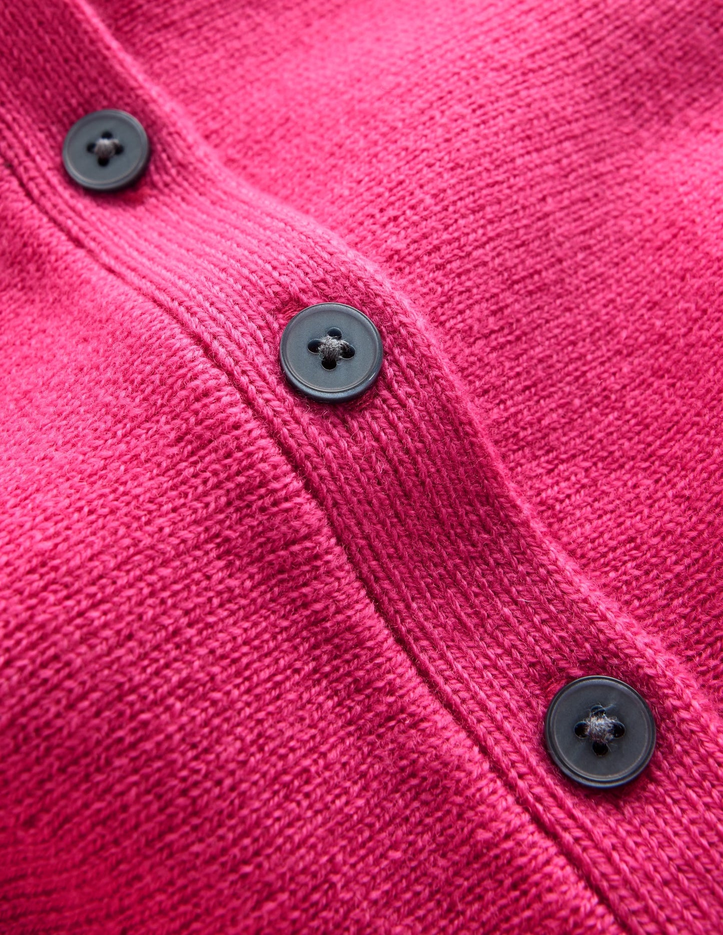 Fitted Wool Peplum Cardigan-Pink