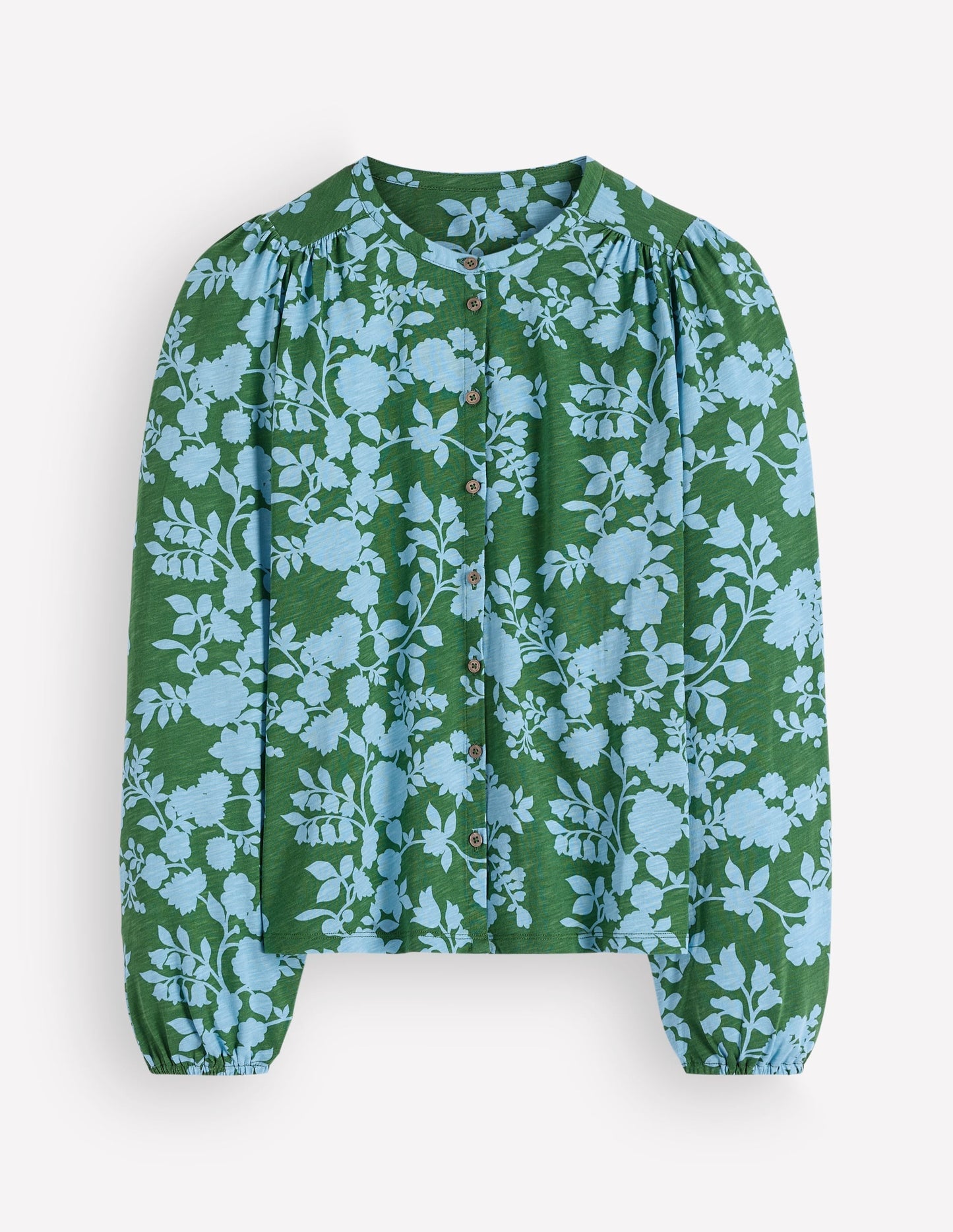 Ara Jersey Shirt-Alpine Green, Bouquet Breeze