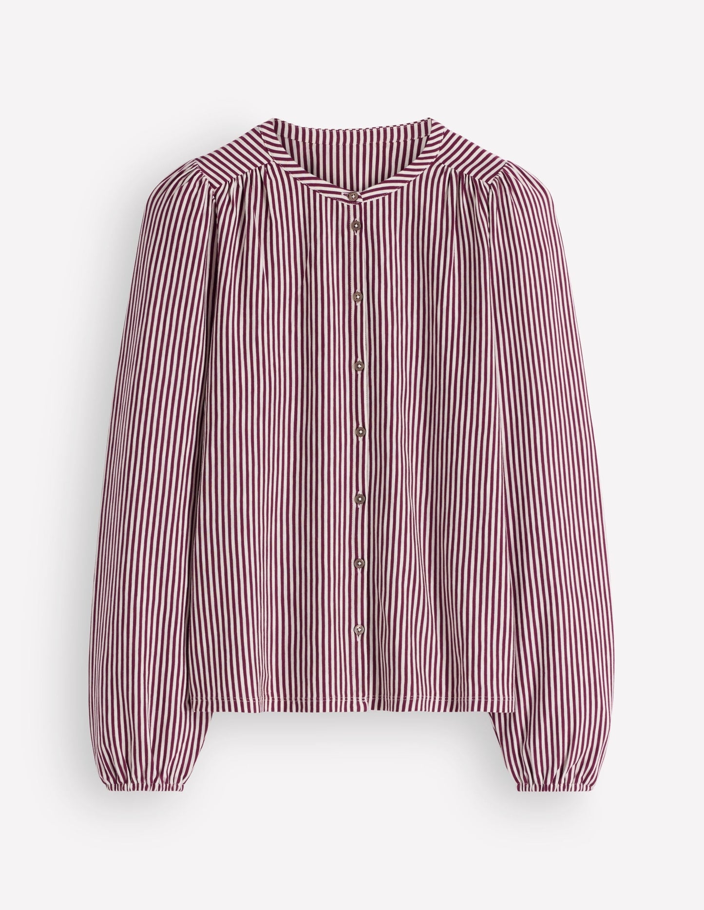 Ara Jersey Shirt-Maroon Banner/ Ivory