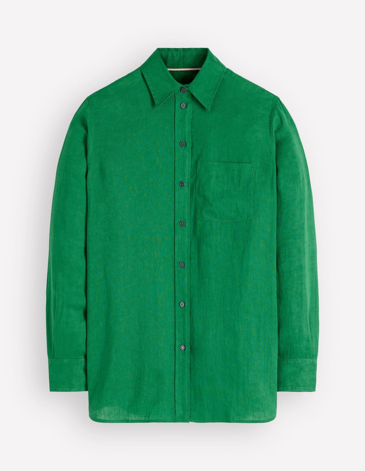 Sadie Relaxed Linen Shirt-Fresh Green