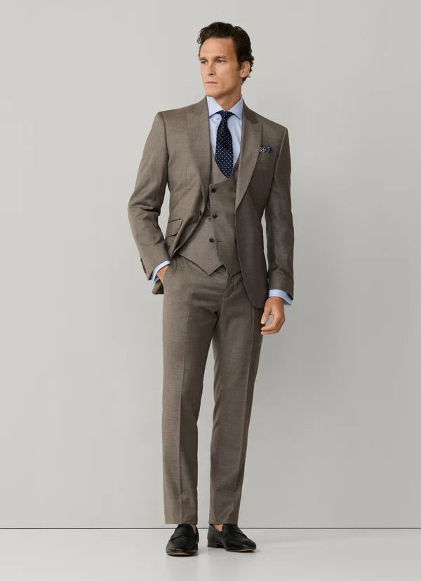 Wool Stretch Twill Suit