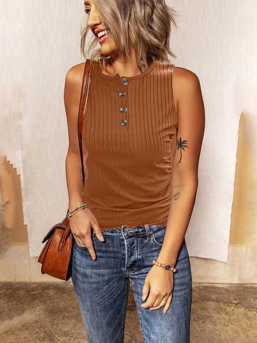 Stunncal Button up slim-fit T-shirt (6 colors)