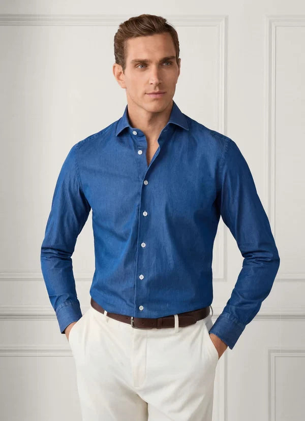 Tailored Fit Denim Shirt