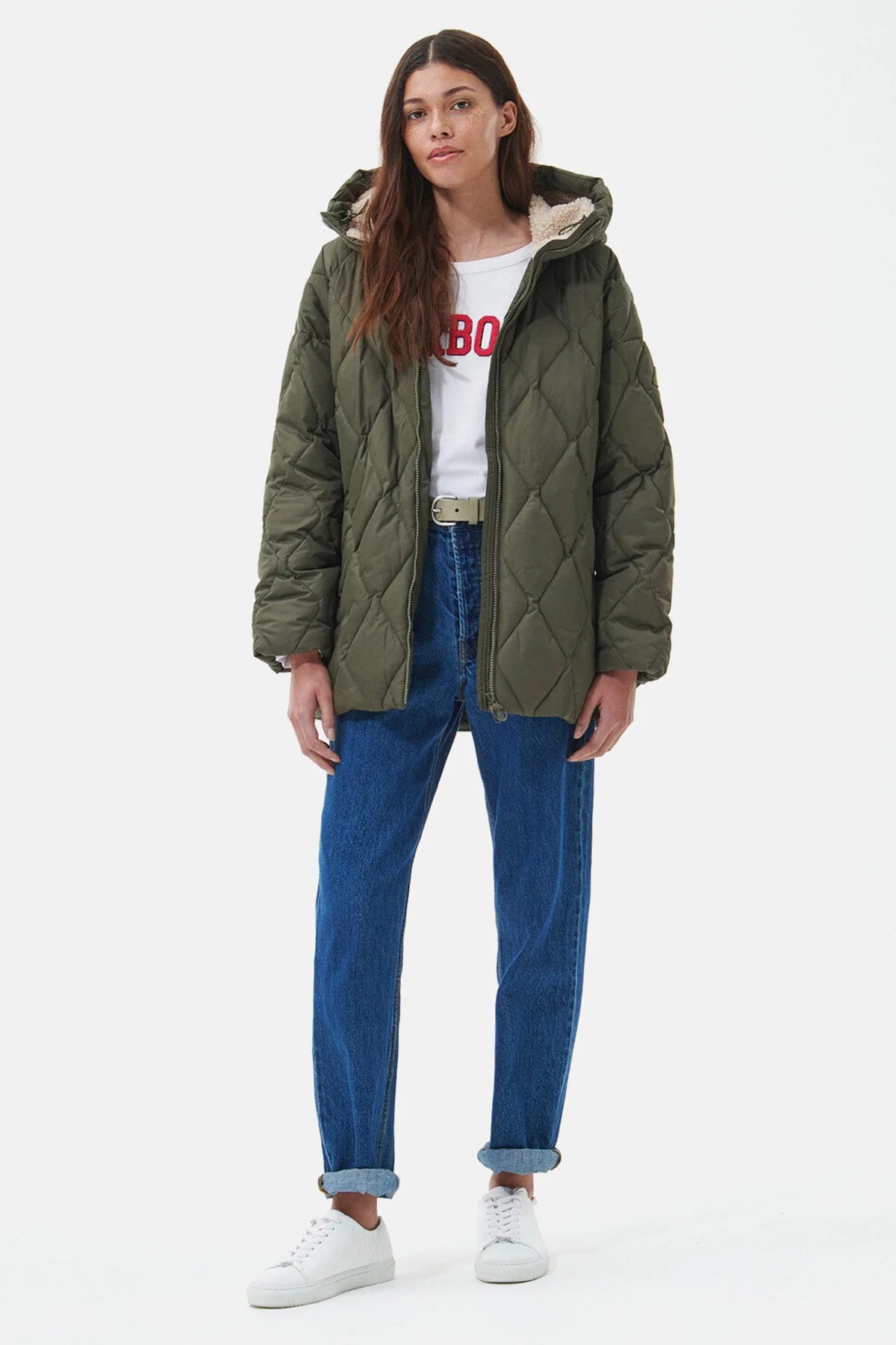 Aster Quilted Jacket - DEEP OLIVE