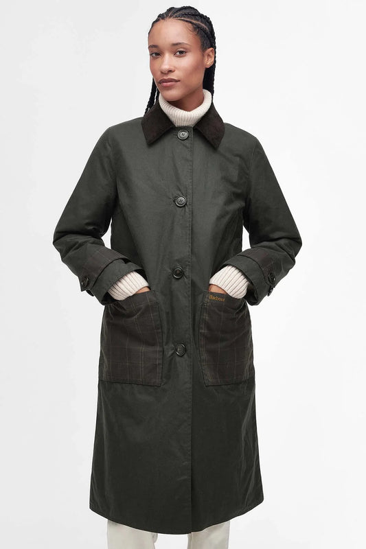 Newholm Wax Jacket - SAGE/CLASSIC