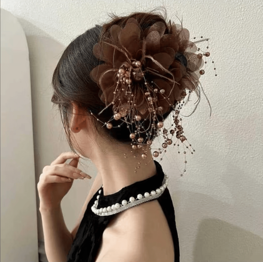 Butterfly Tears Tassel Hair Clip