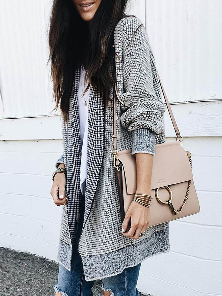 Stunncal Knitted Sweater Cardigan £¨3 colors£©