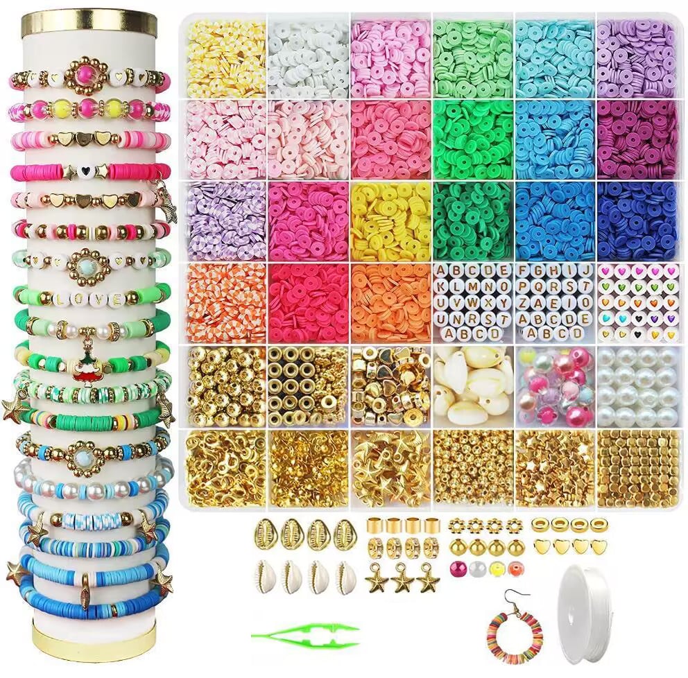 Clay Beads Bracelet Making Kit