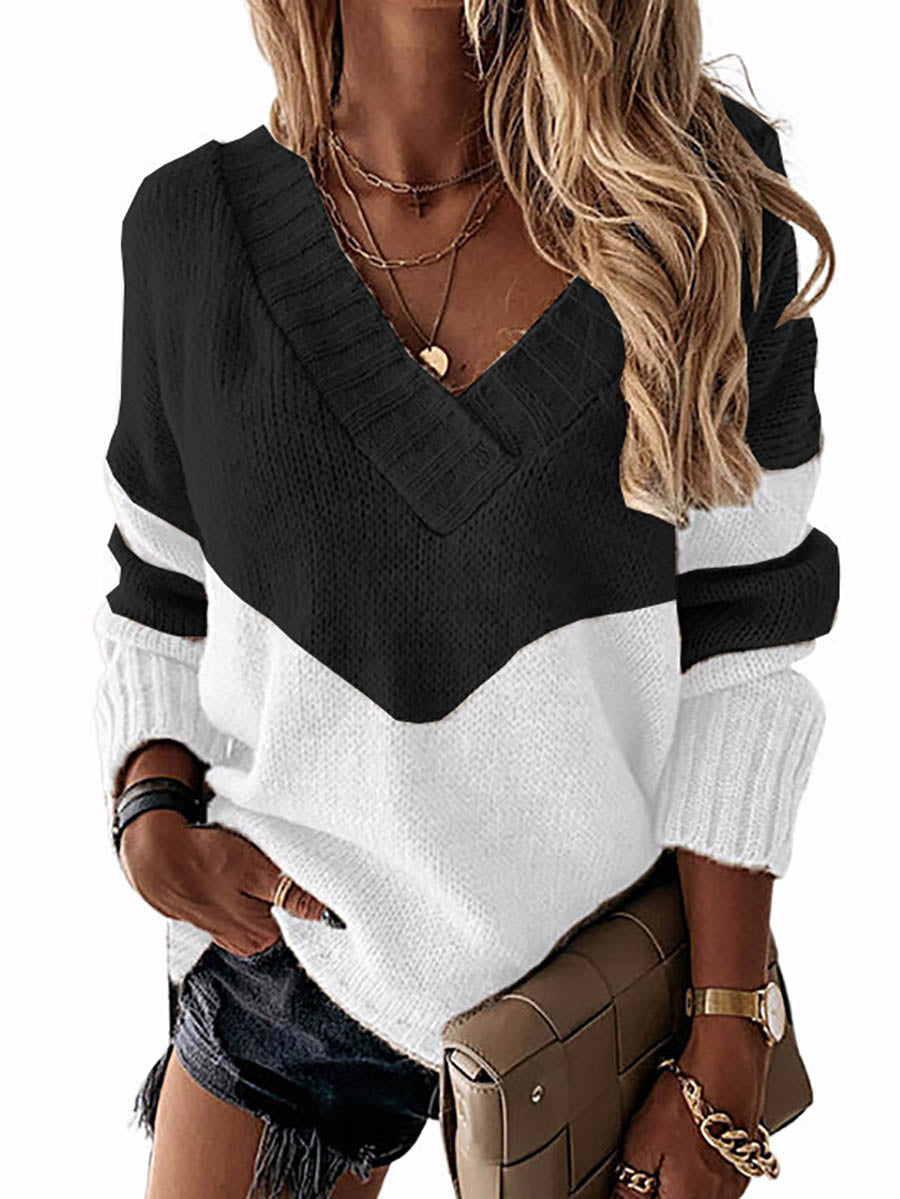 Stunncal Knit  V Neck Sweater£¨8 colors£©