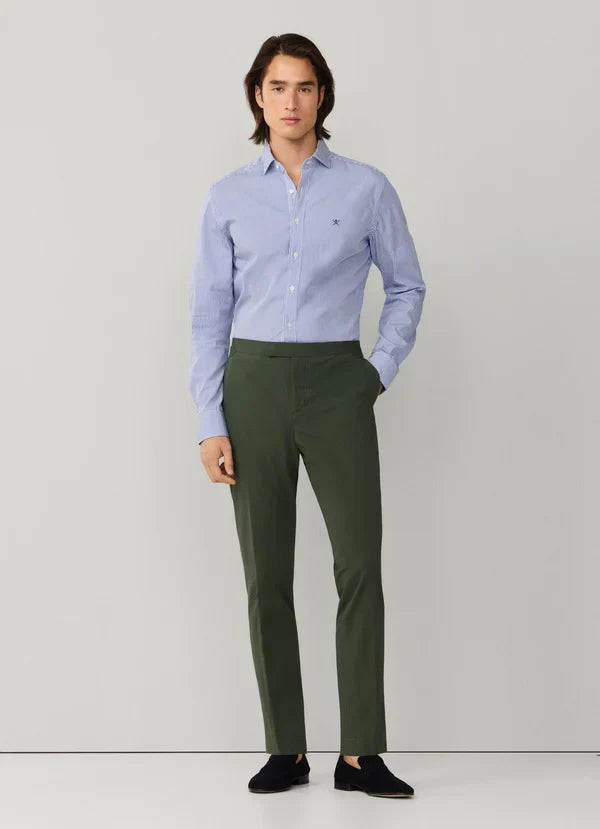 Slim Fit Formal Seersucker Trouser