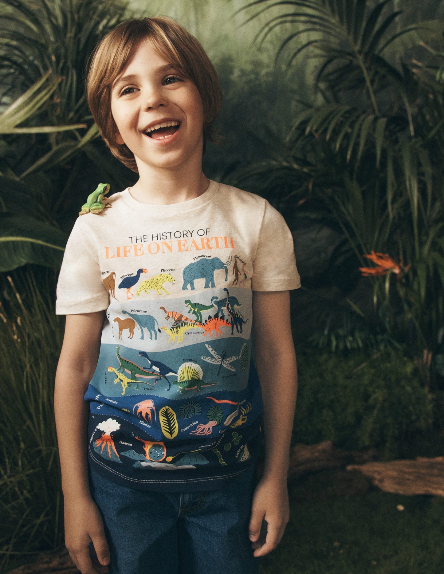 Glow-In-The-Dark T-shirt-Oatmeal Geologic