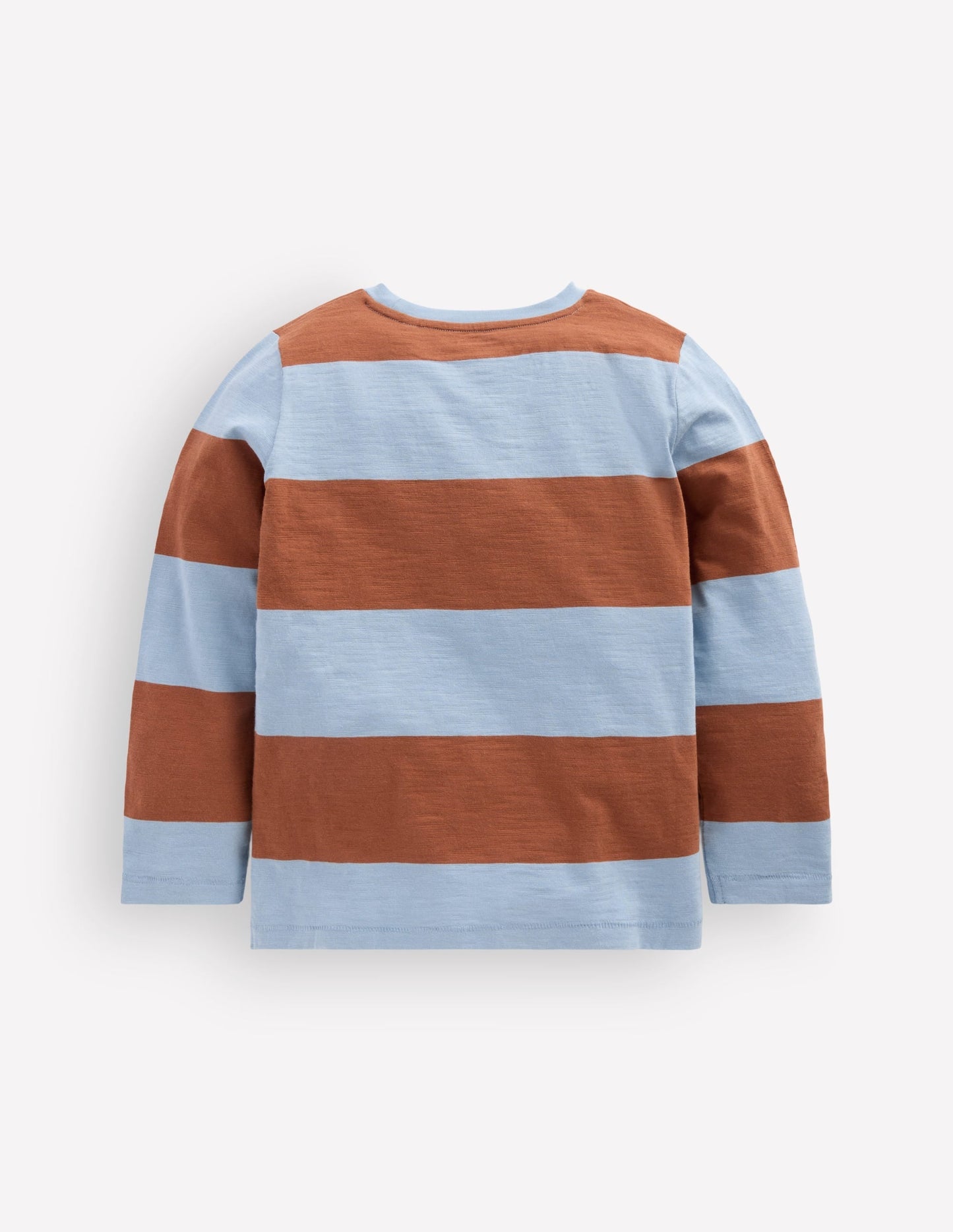 Everyday Long Sleeve T-Shirt-Glacier Blue / Russet
