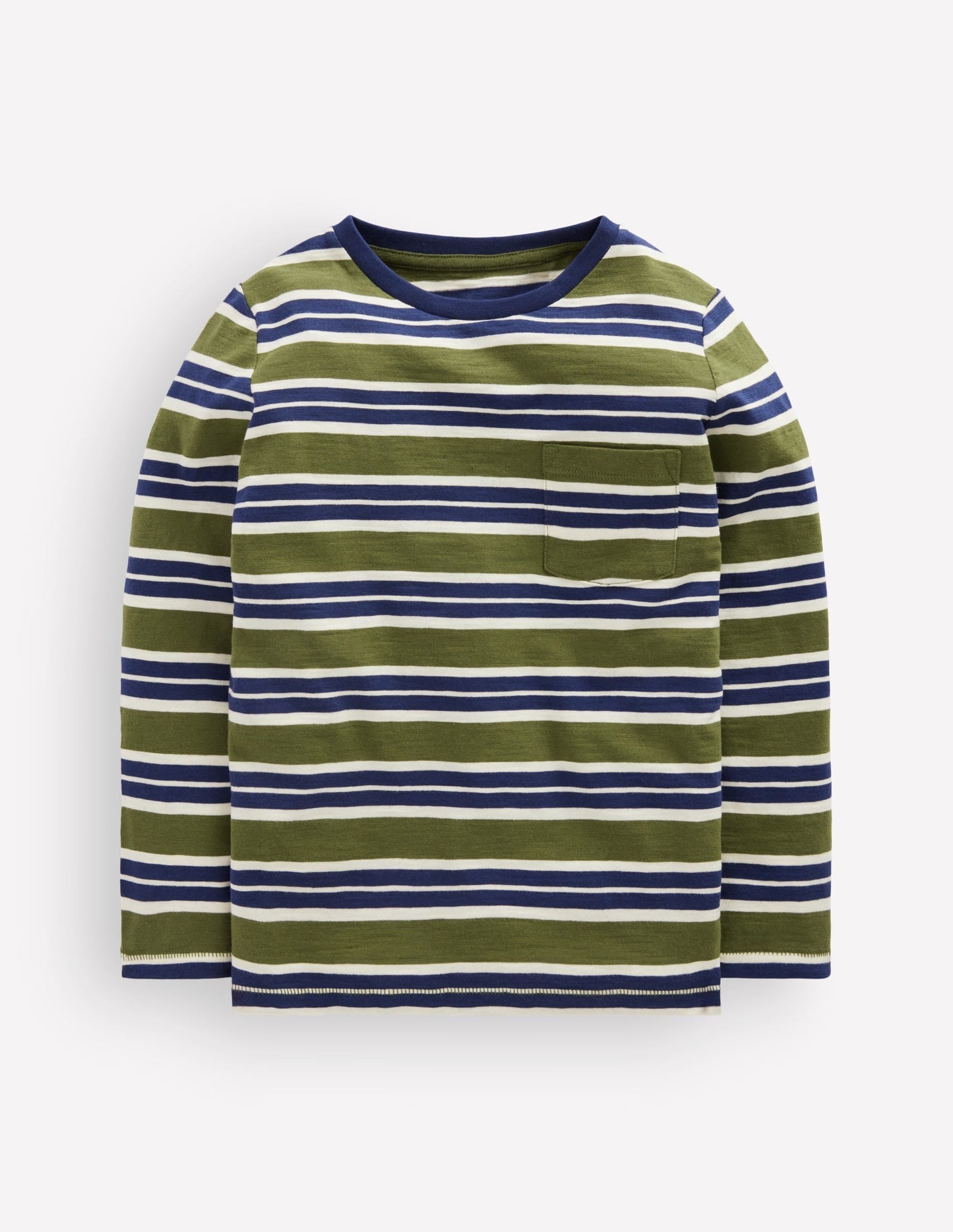Everyday Long Sleeve T-Shirt-College Navy / Chive
