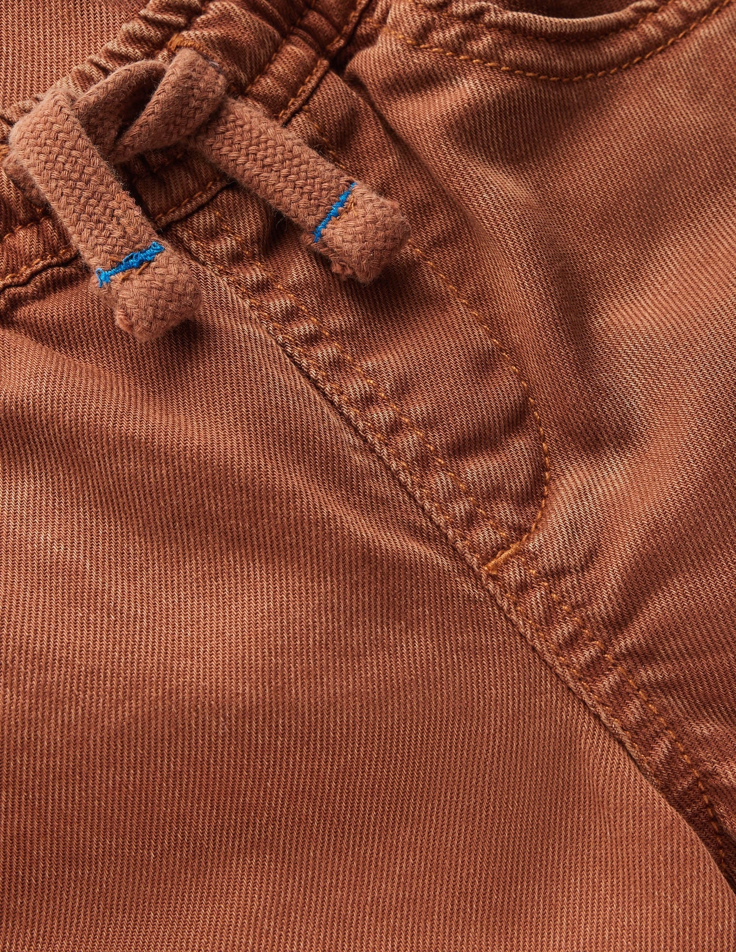 Easy Straight Trousers-Ginger
