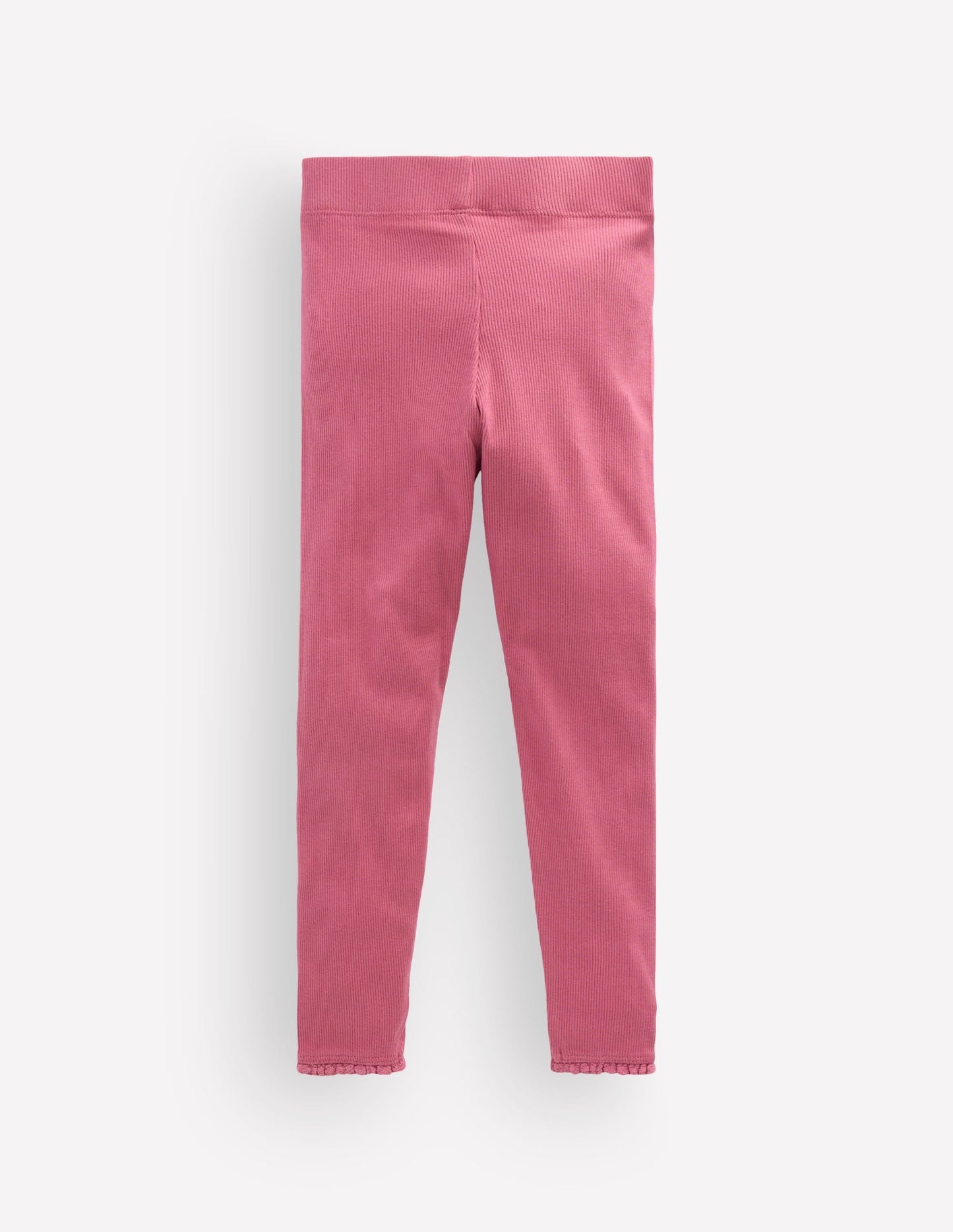Ribbed Leggings-Pink Heather