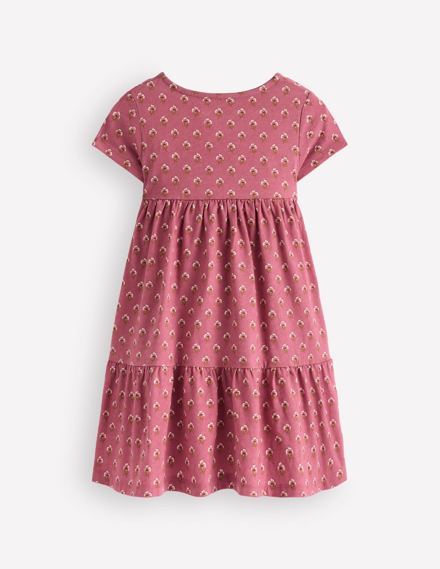 Ariel Twirly Jersey Dress-Pink Floral