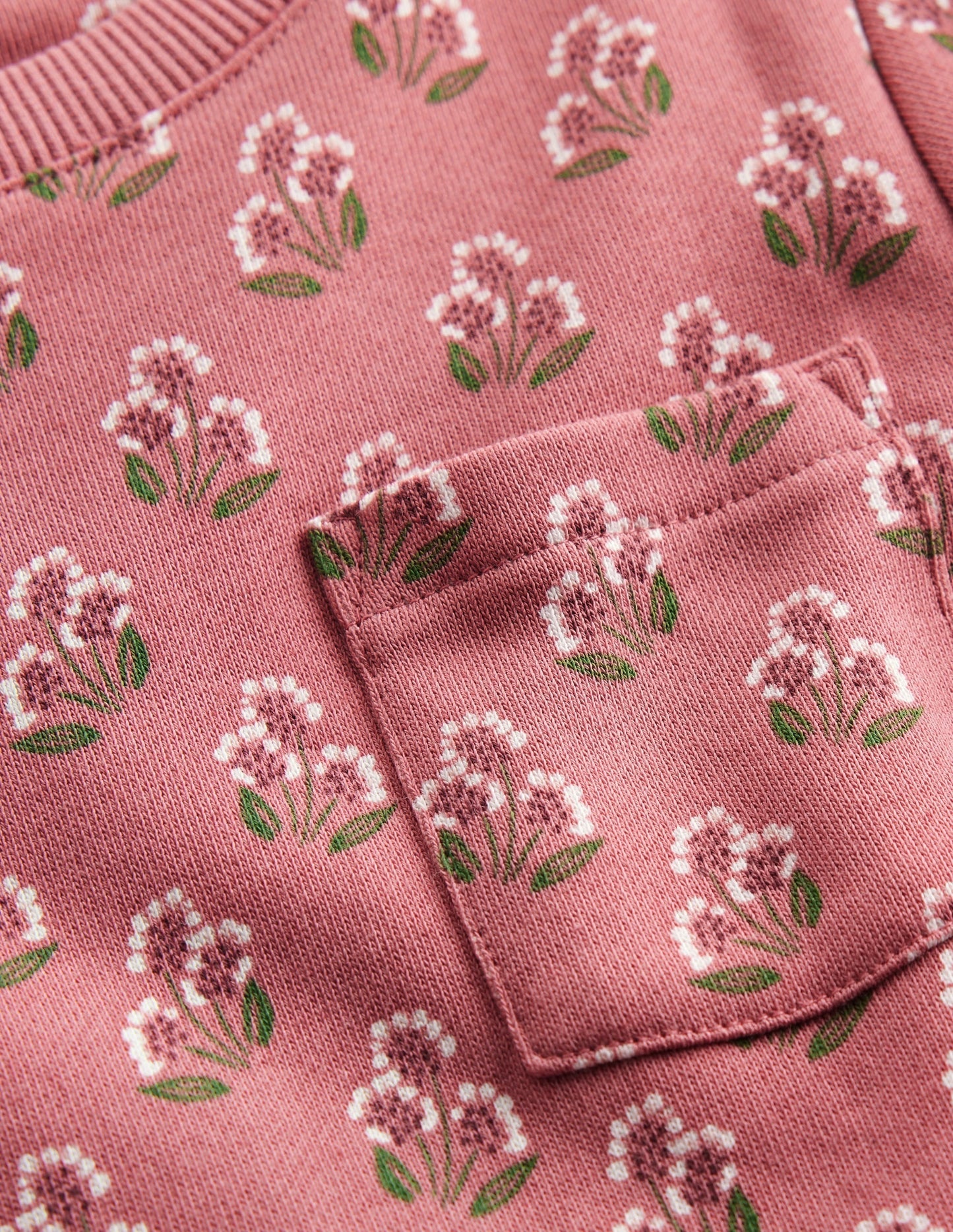 Minna Sweatshirt Dress-Pink Floral