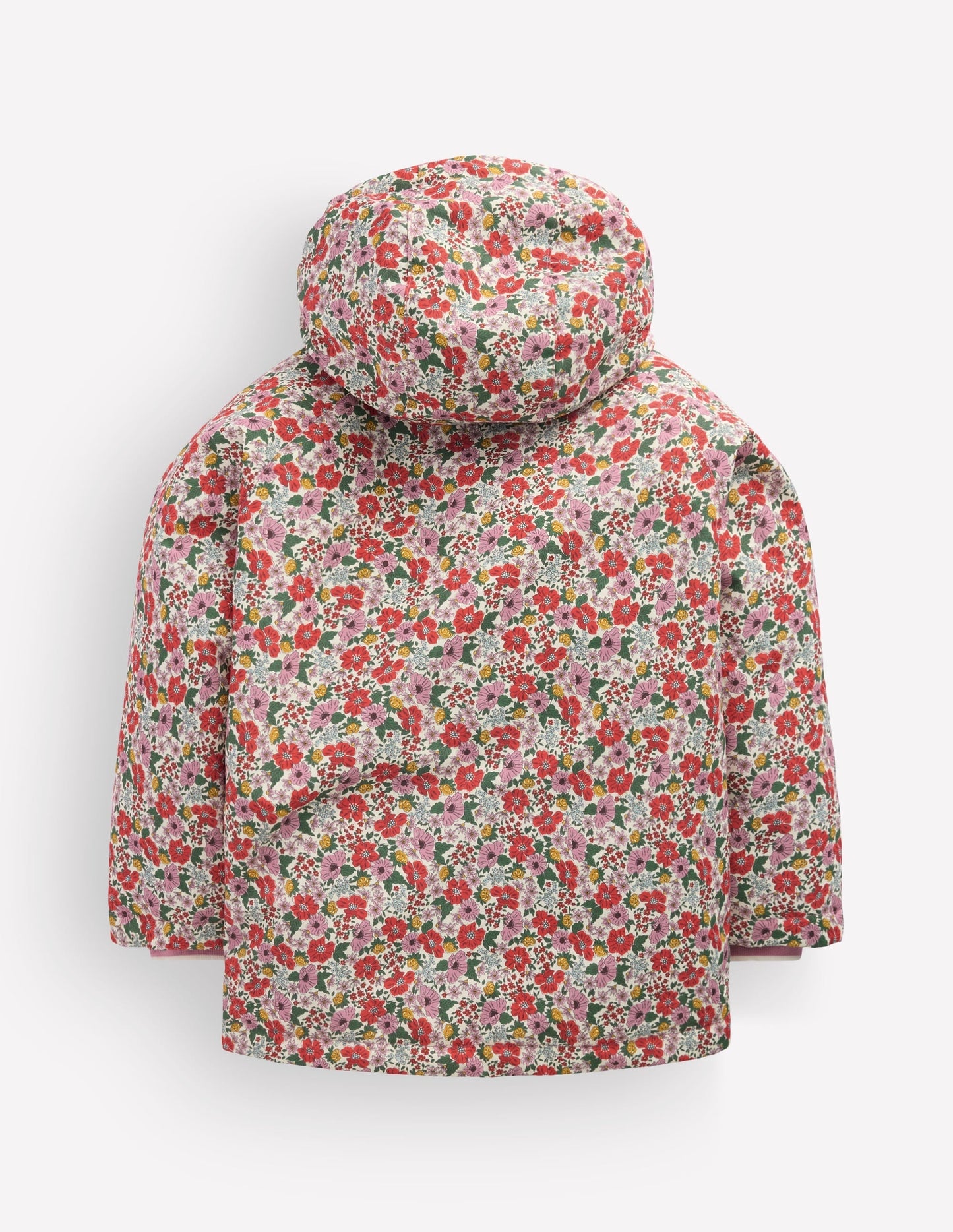 Sherpa Lined Anorak-Soft Cream Garden Flowerbed