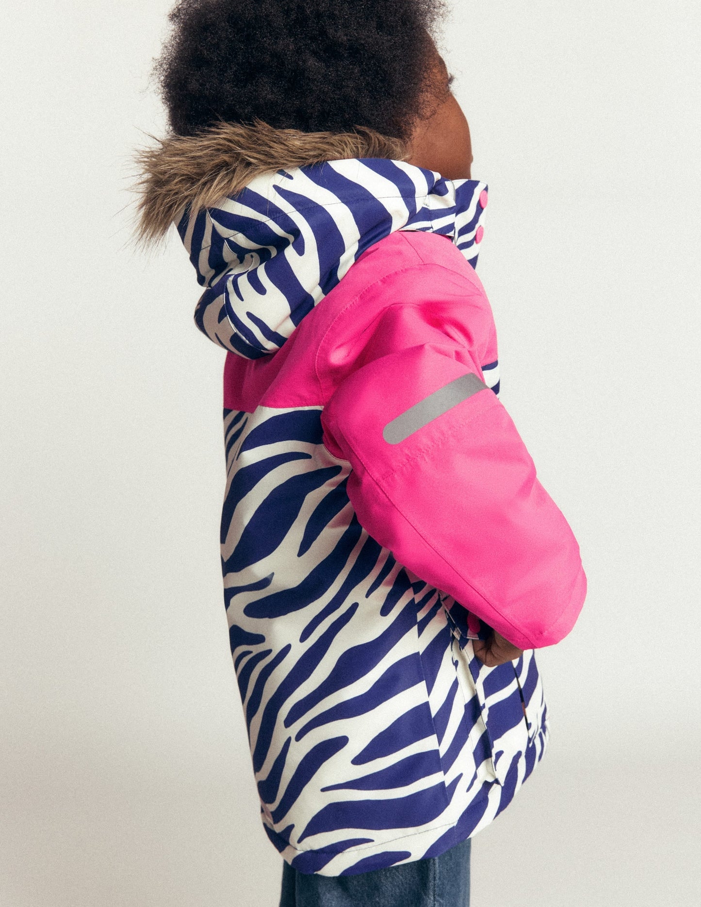 All-Weather Waterproof Coat-Zebra