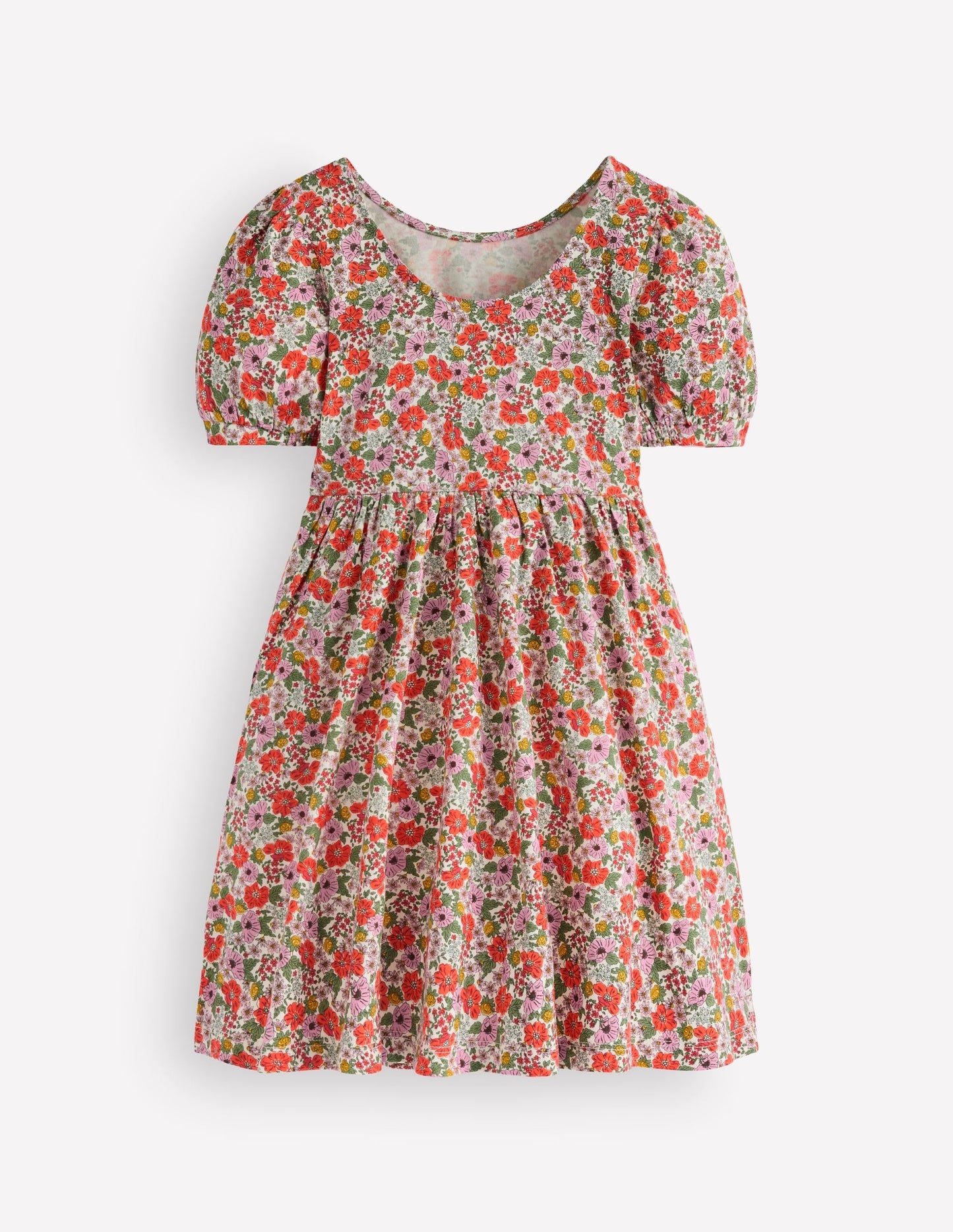 Ballerina Jersey Dress-Multi Floral