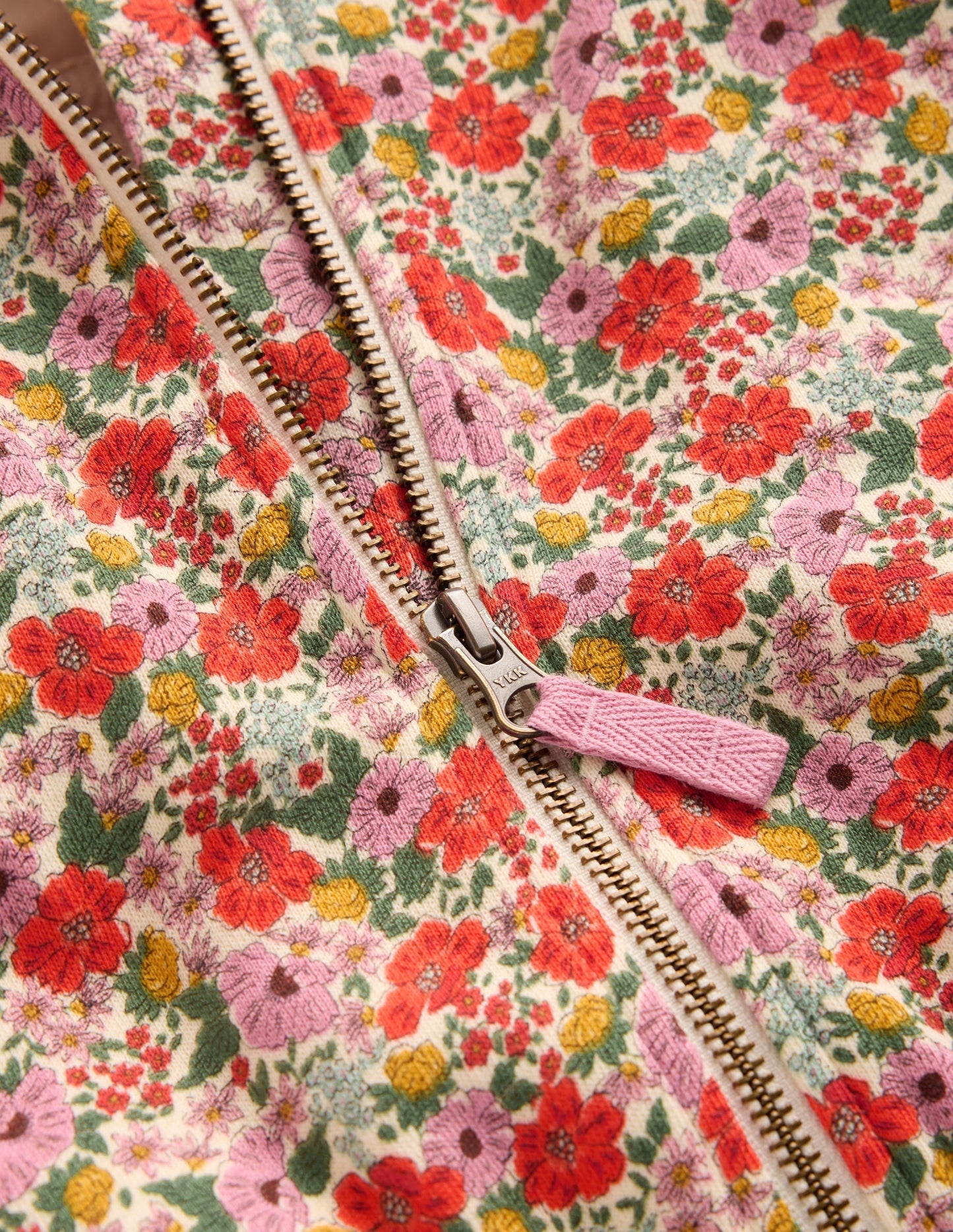 Fleece Lined Zip-Through-Floral