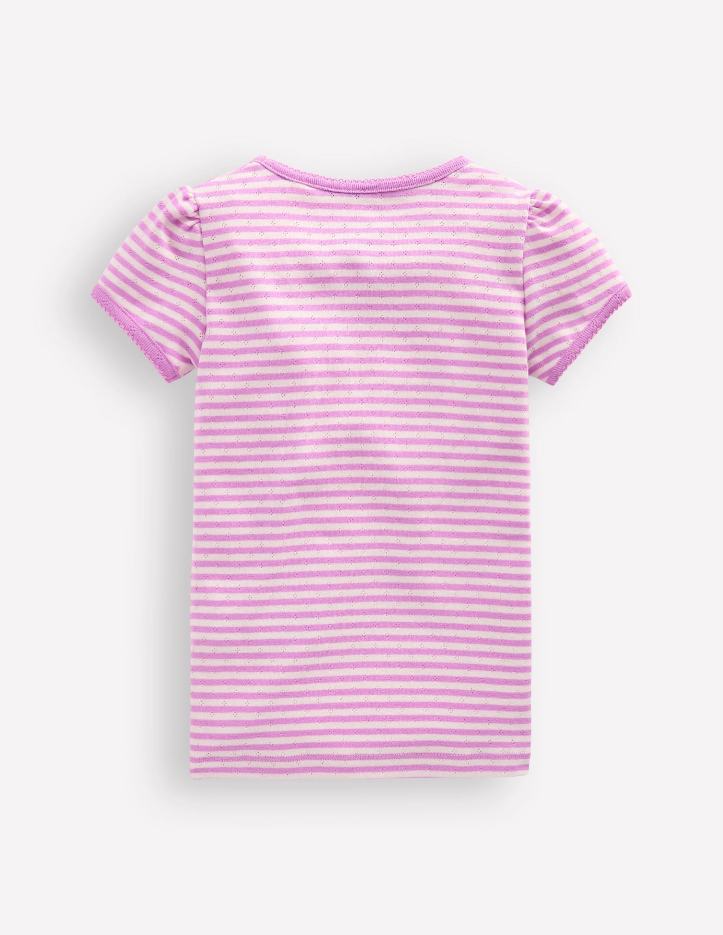 Short Sleeve Pointelle Top-Sugared