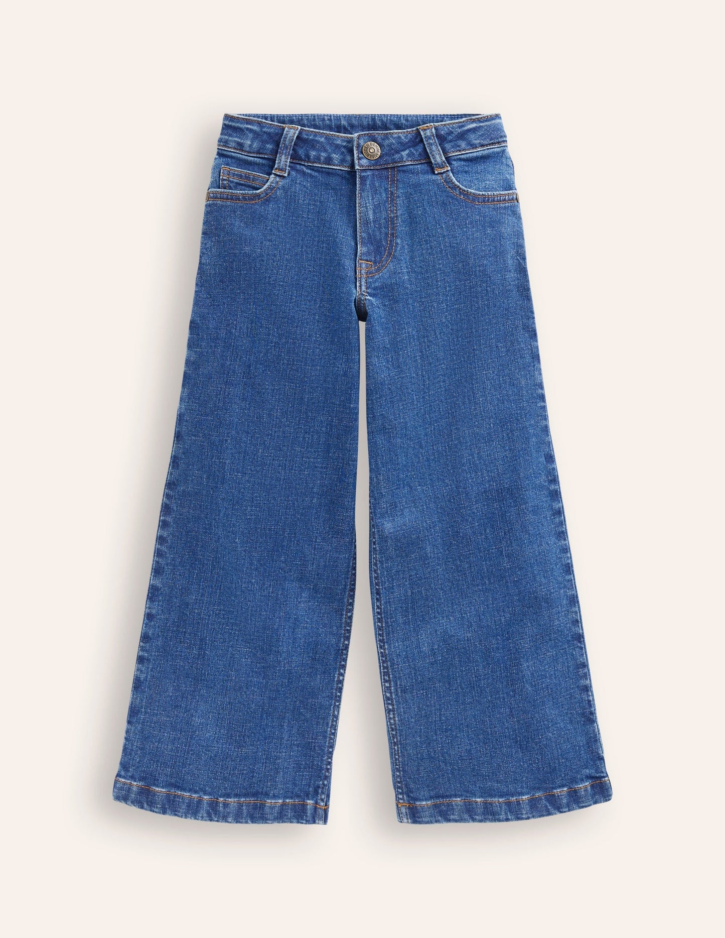 Wide Leg Jeans-Mid Vintage Denim