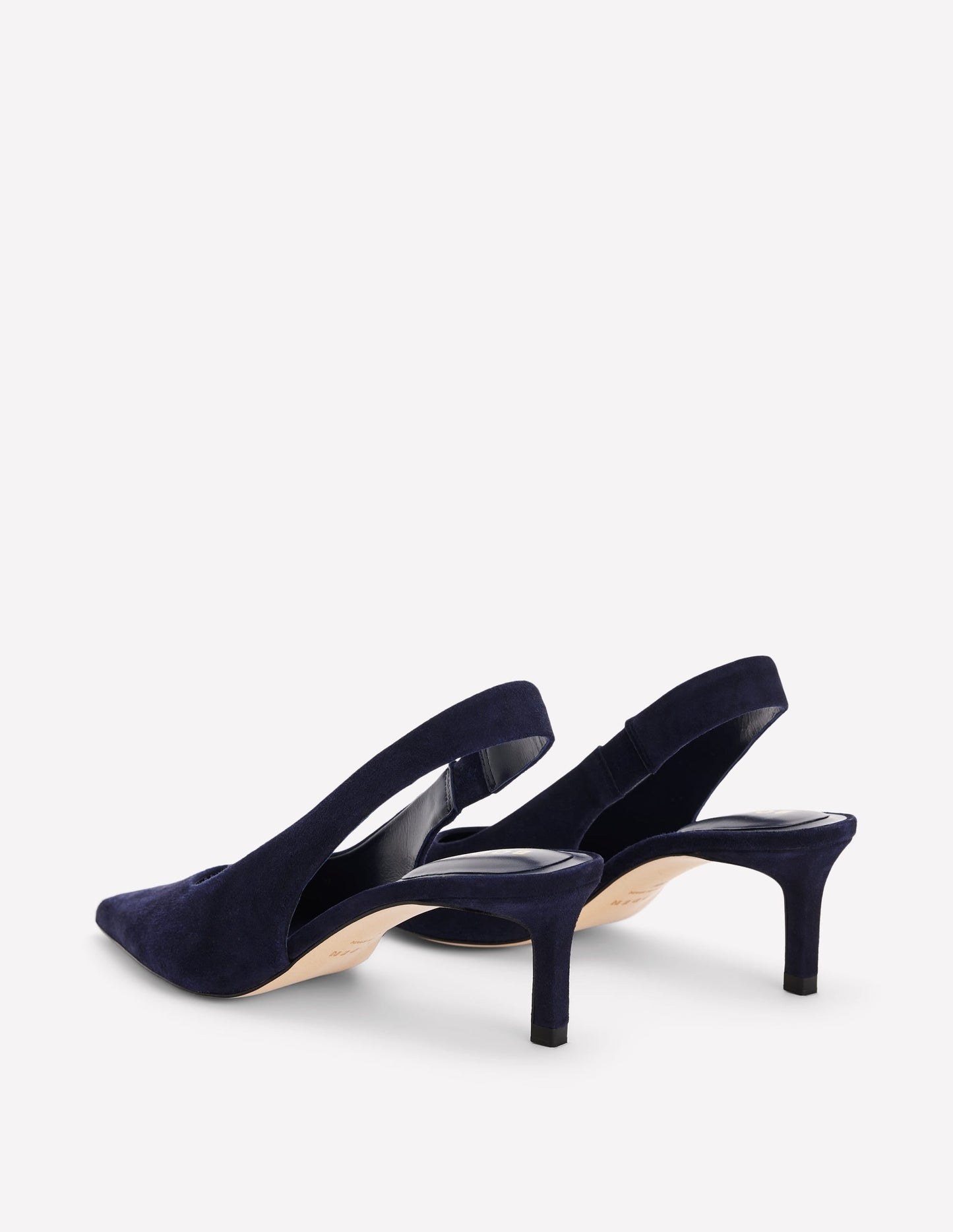Hope Slingback Heels-Dark Navy