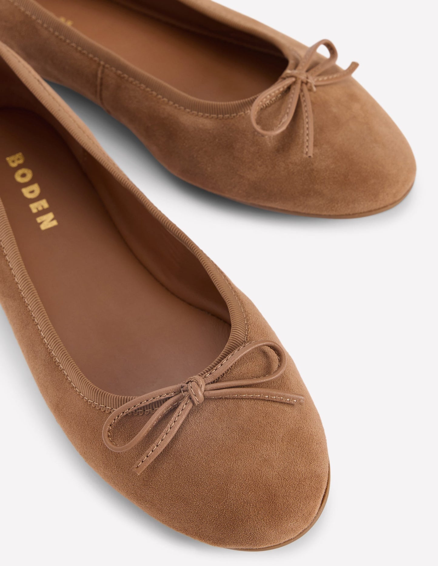 Patti Round Toe Ballet Flats-Ginger Snap