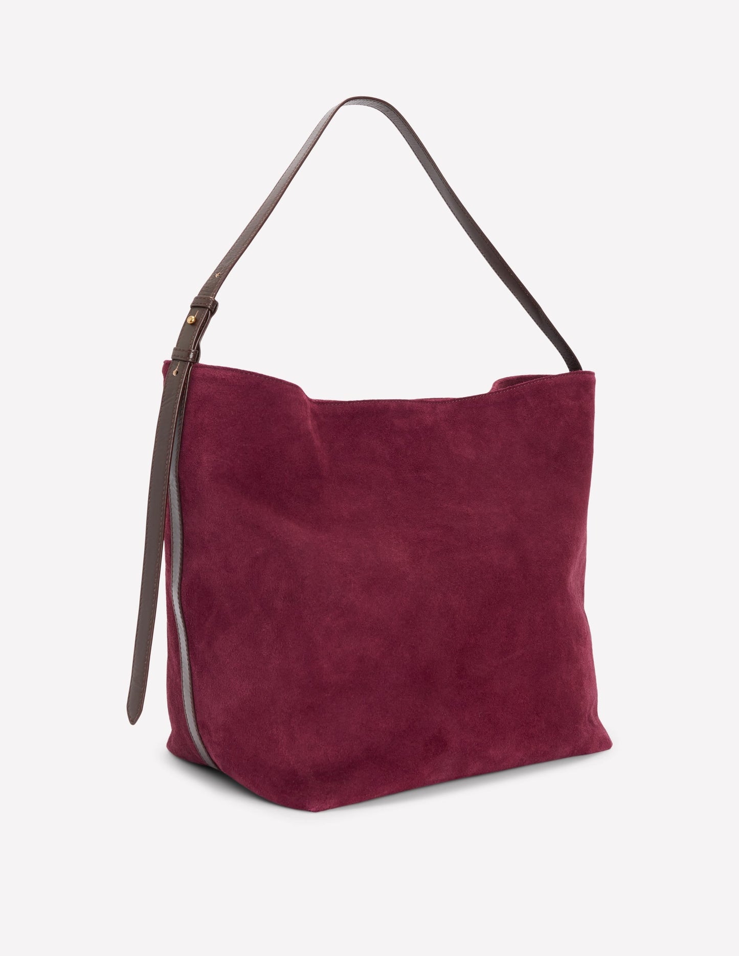 Allegra Medium Slouchy Tote-Burgundy