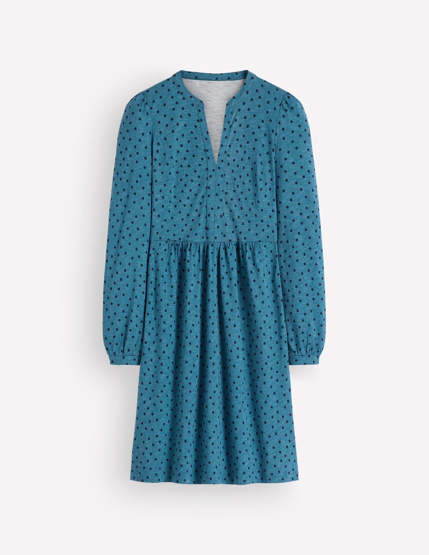 Naomi Relaxed Jersey Dress-Storm Blue, Boden Spot