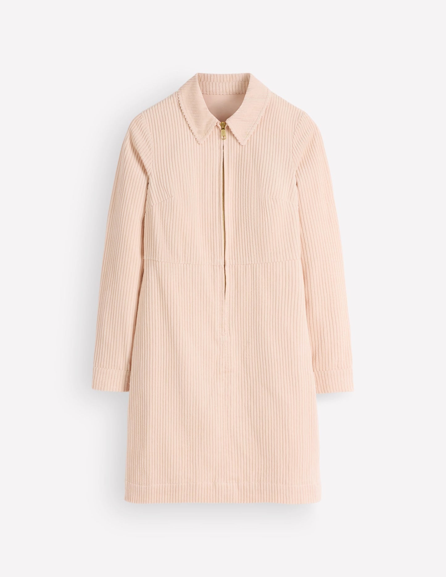 Bronte Cord Short Dress-Almond Milk