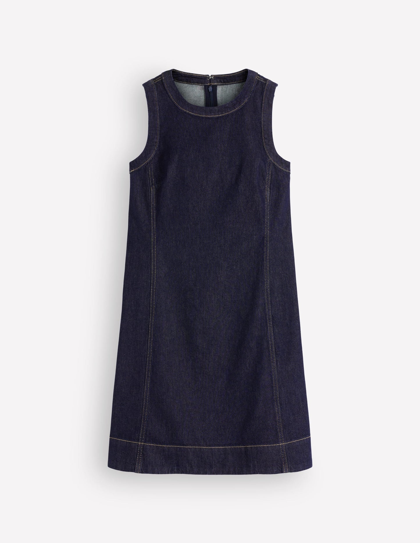 Lou Denim Shift Dress-Indigo Denim