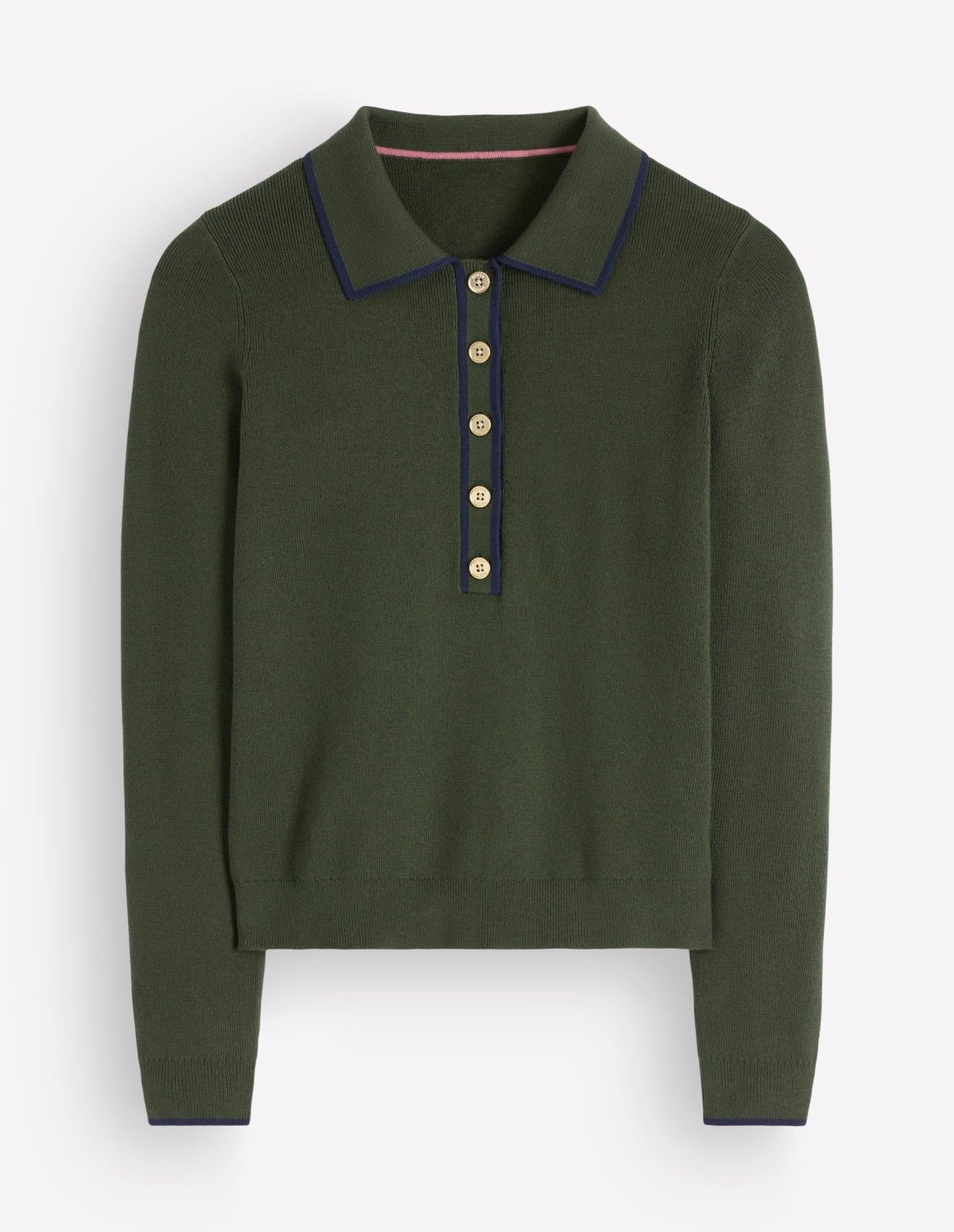 Liz Henley Jumper-Forest Glade