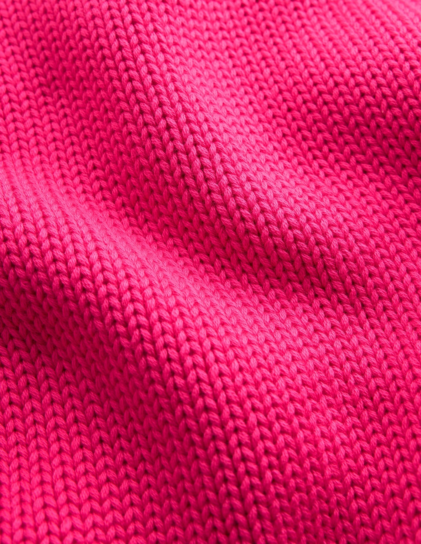 Lucy Chunky Cotton Jumper-Pink peacock