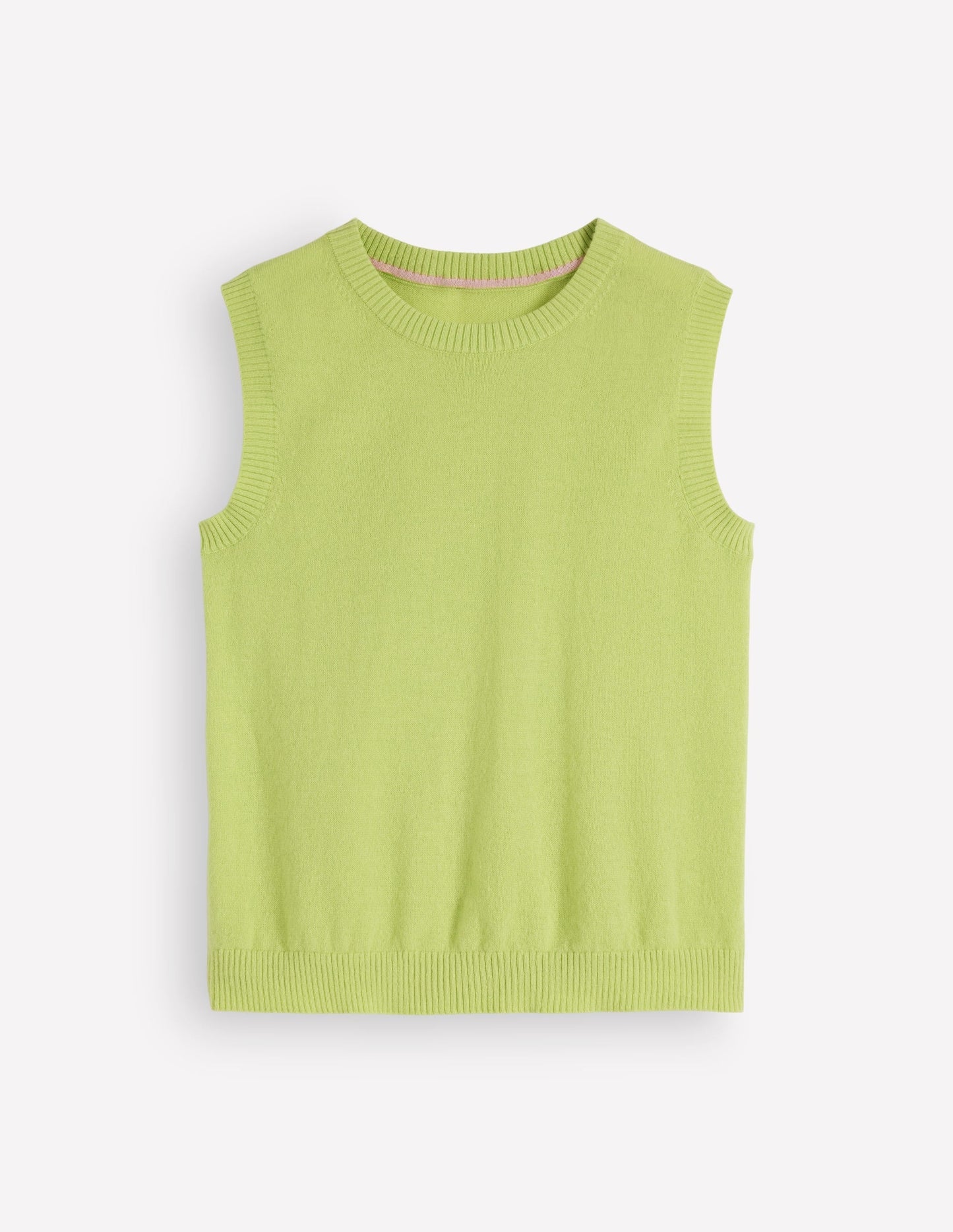 Elsie Cashmere Tank-Sweet Mint