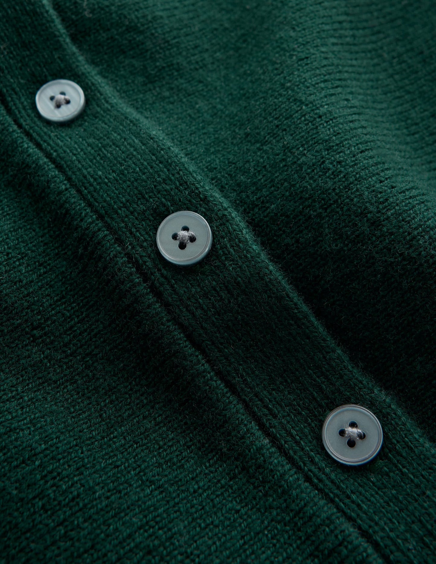 Fitted Wool Peplum Cardigan-Sea moss