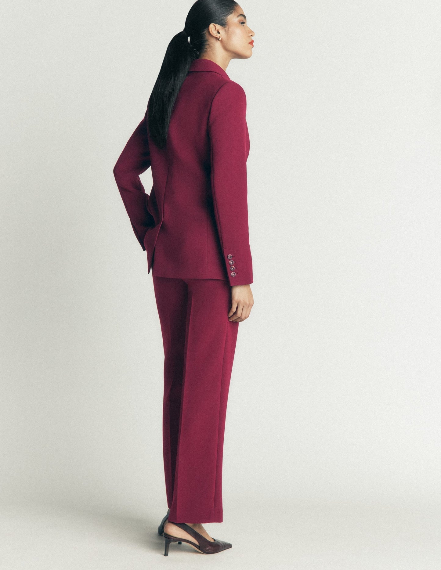Fitzrovia Tailored Trousers-Deep Wisteria