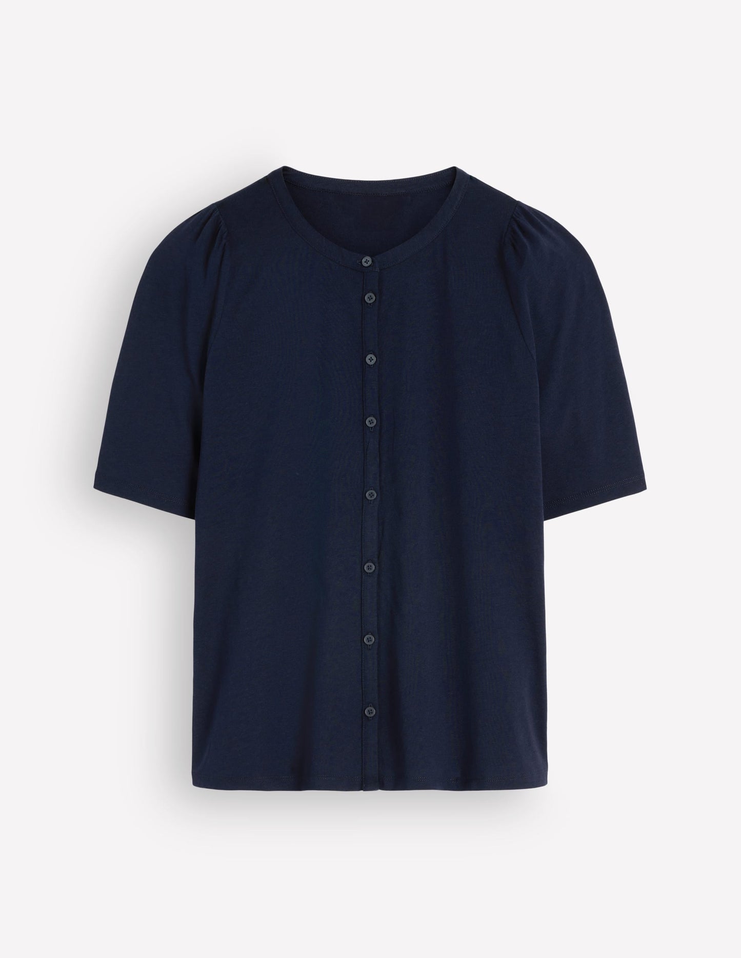 Supersoft Short Puff Shirt-Navy