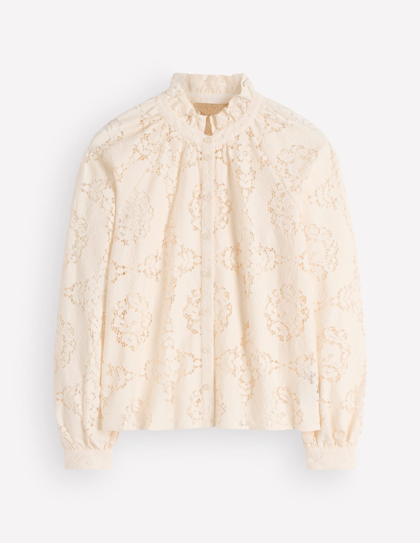 Erica Lace Top-Ivory