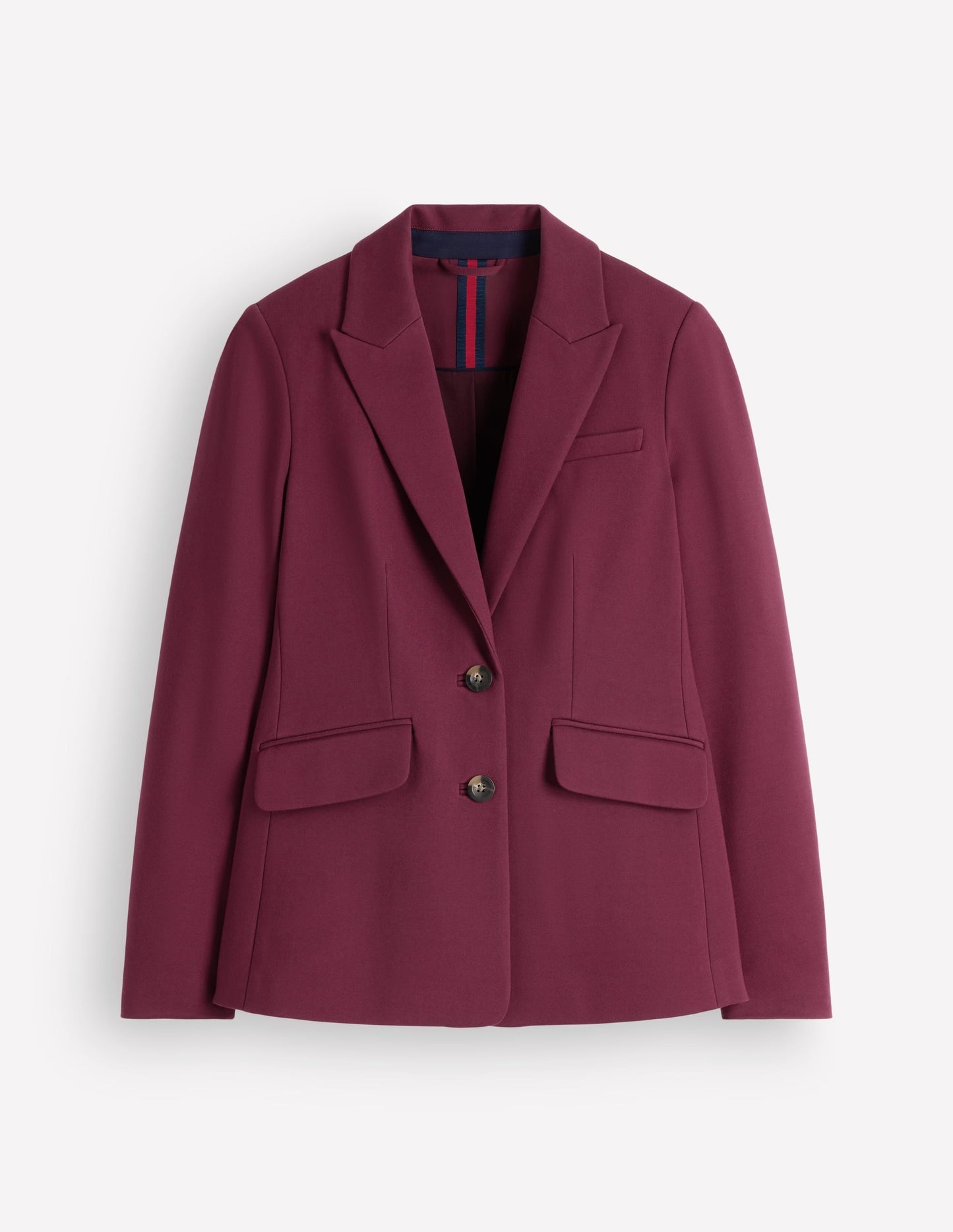 Stamford Ponte Blazer-Deep Wisteria