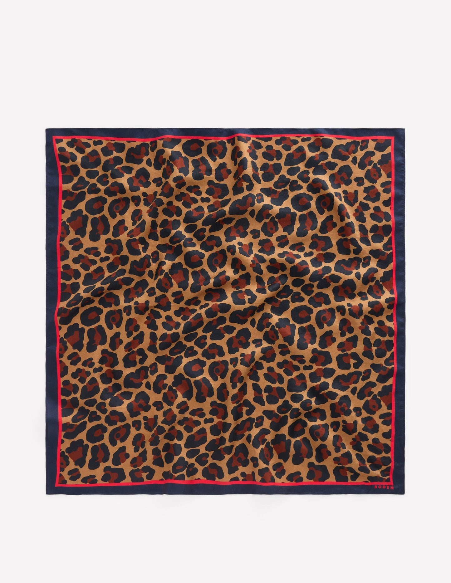 Elisabeth Silk Square Scarf-Multi, Cheetah Pop