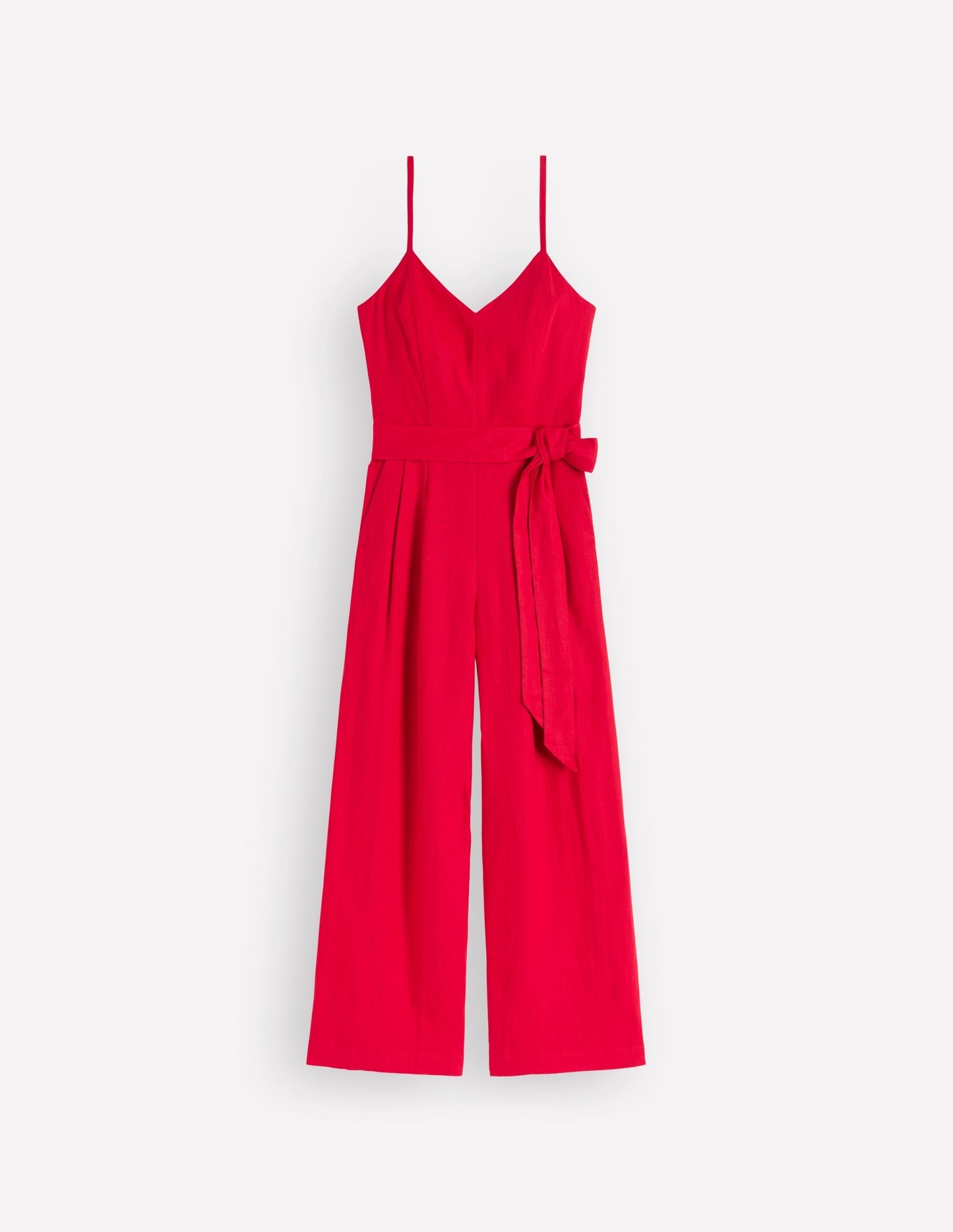 Linen Strappy Jumpsuit-Salsa