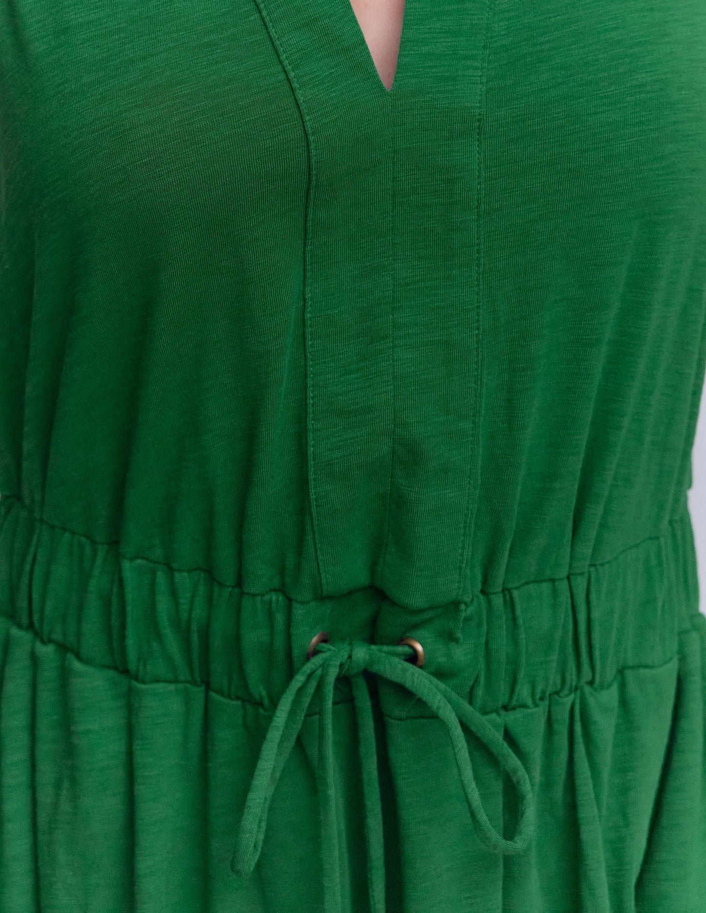 Delphine Midi Jersey Dress-Fresh Green