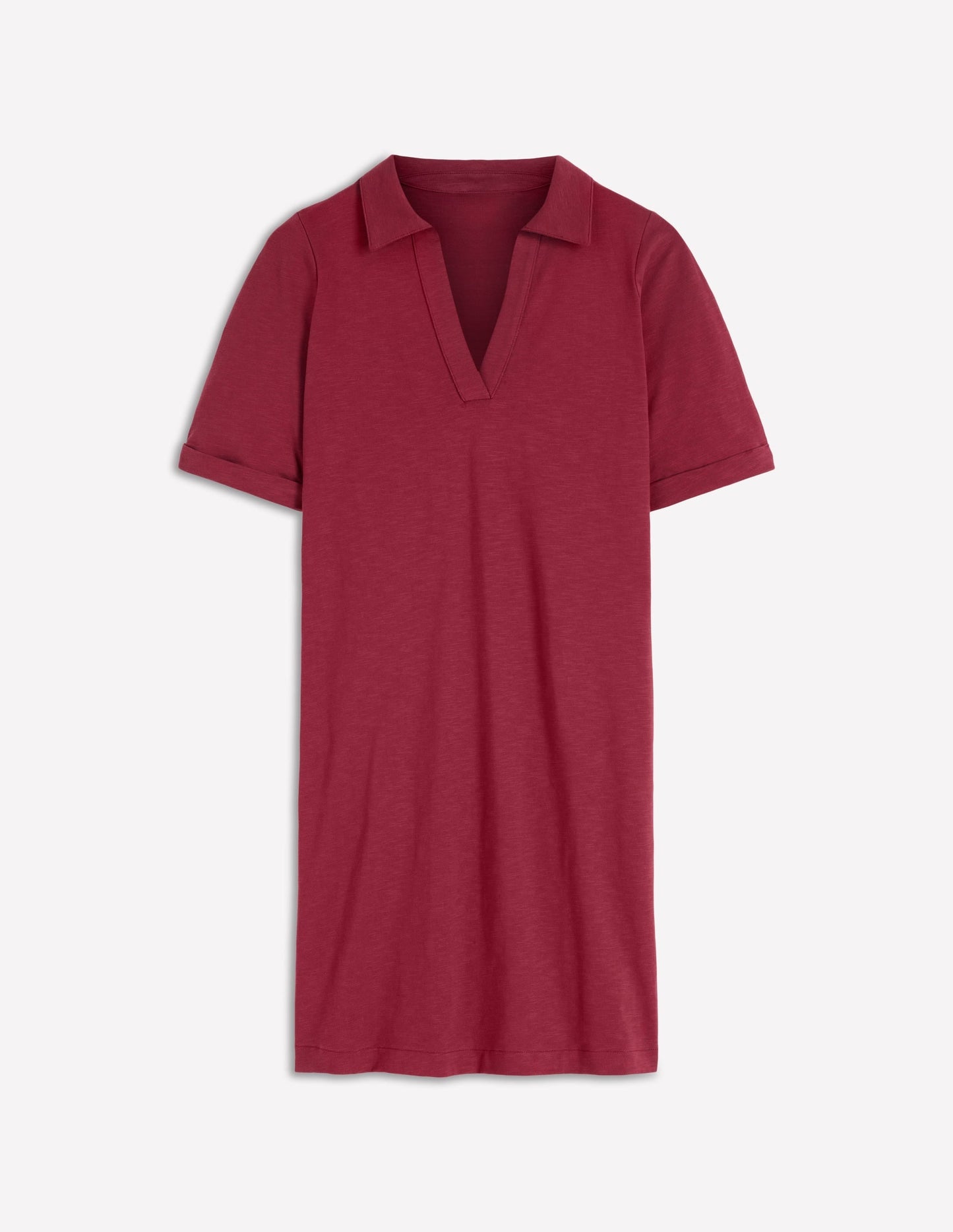 Tilda Jersey T-shirt Dress-Rich Chestnut