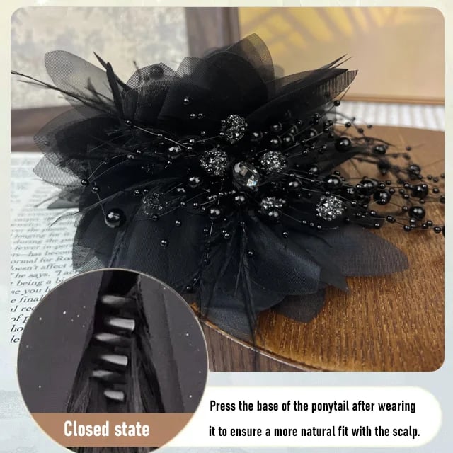Butterfly Tears Tassel Hair Clip